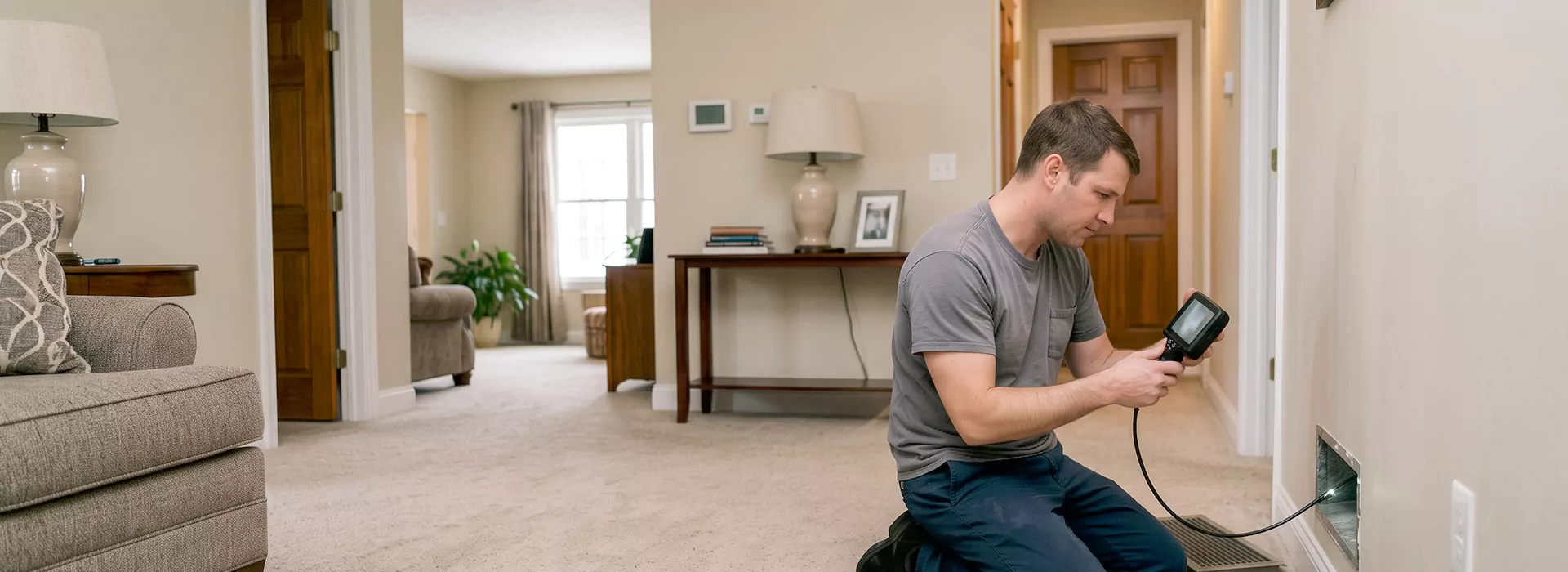 Air Duct Camera Inspection in West Orange, New Jersey
