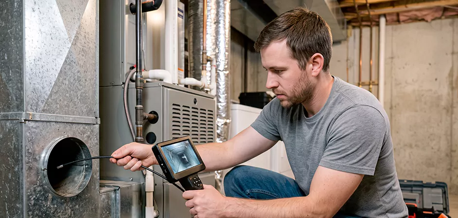 Air Duct Camera Inspection in West Orange, NJ