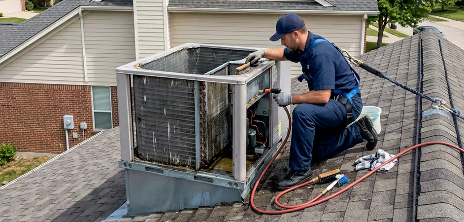Rooftop Unit Cleaning in West Orange