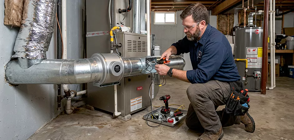 Booster Fan Installation in West Orange