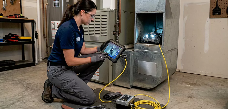 Robotic Duct Inspection in West Orange