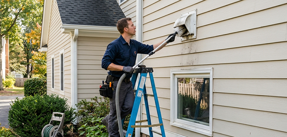 Exterior Vent Cap Cleaning in West Orange